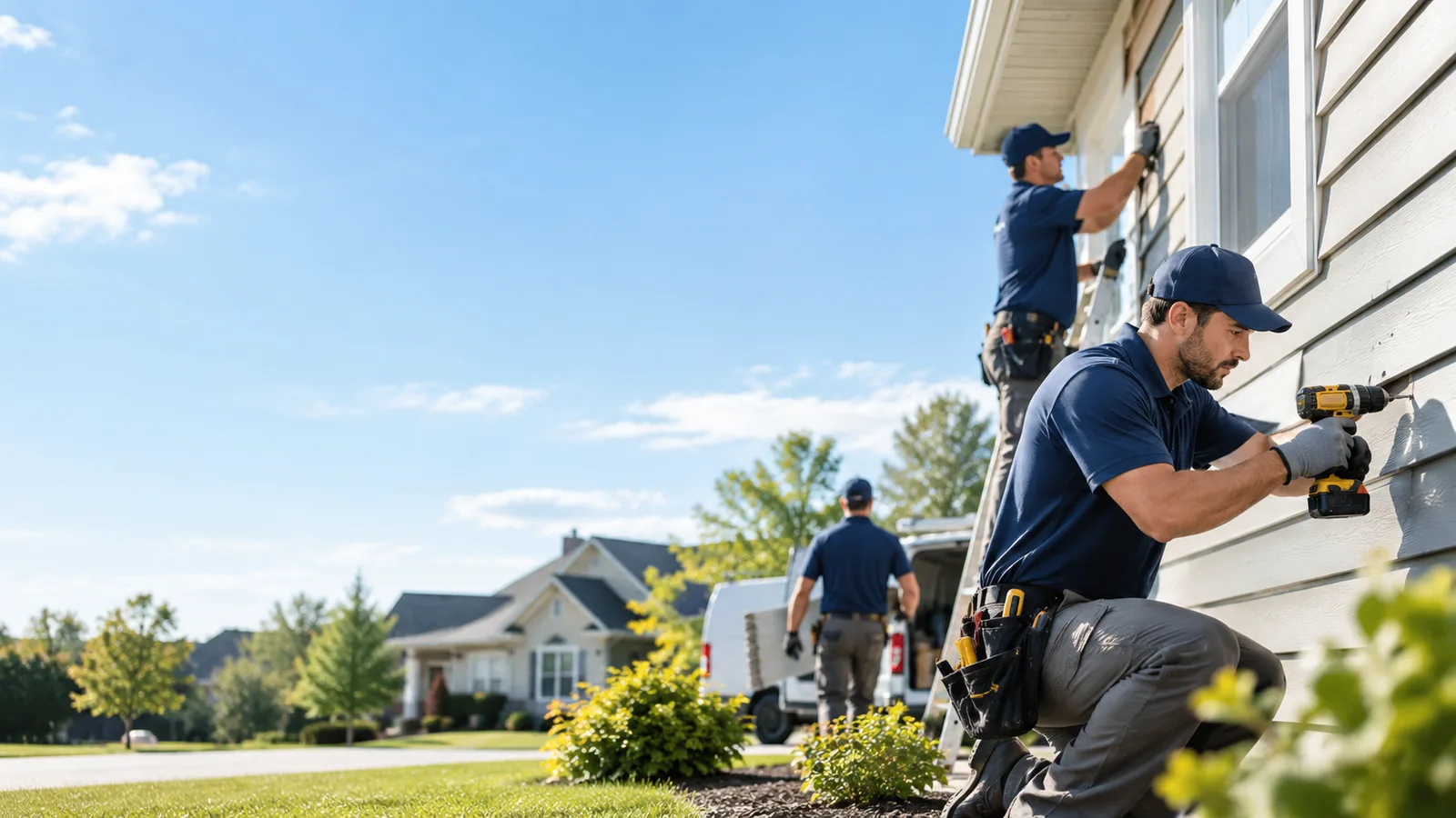 Siding Repair Vs Replacement in Larwill, IN